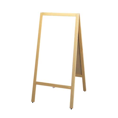 黒板 スタンド黒板 ホワイトボード マーカー用 TBD70-3 両面 屋内 サイズ：D580×W520×H1090mm シンプル..