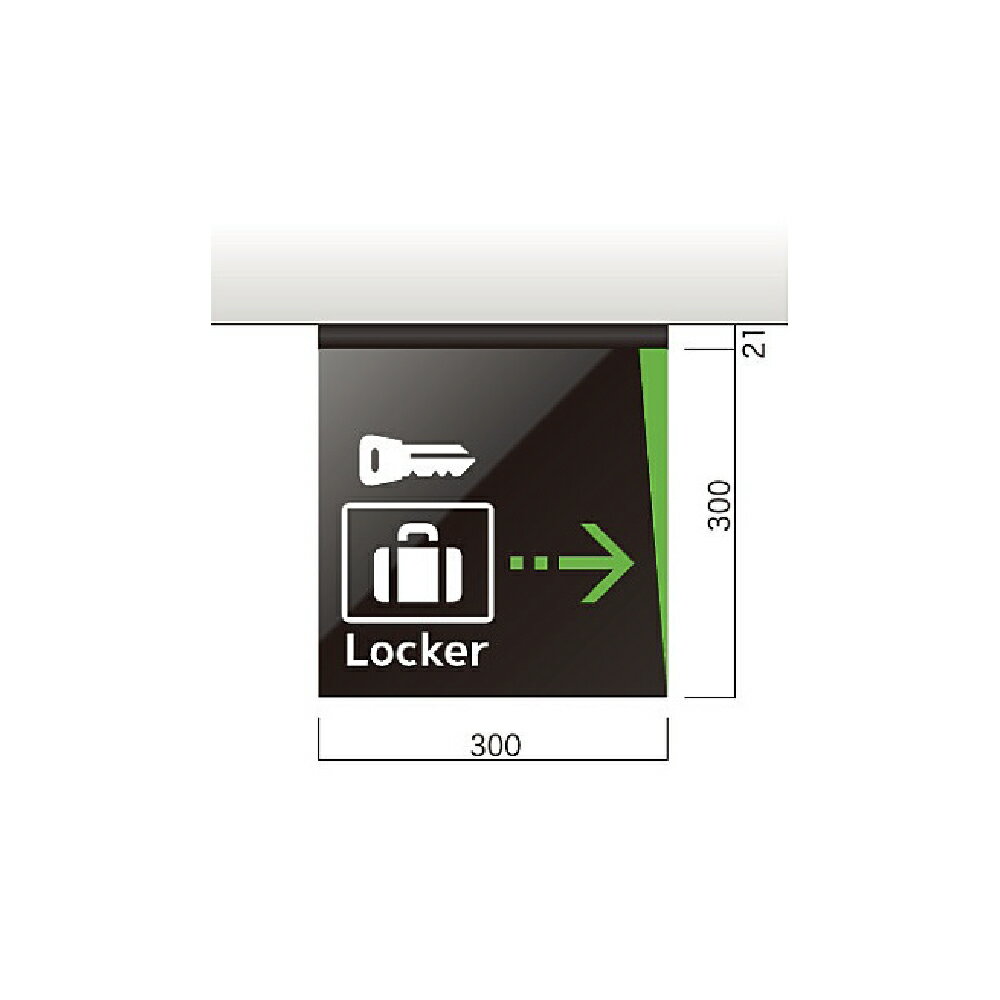 サインプレート ブルック FBT-300 天吊 【 無地 】 ピクトサイン ブラックツヤあり アクリル 天吊り 吊り下げ 室名プレート 室名札 オフィス 会議室 商業施設 ホテル 案内表示 表示板 黒 プレートサイン 表示プレート シンプルデザイン 屋内用 シンプル おしゃれ