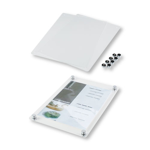 【オプション品】SP-スチール用B4挟み込み面板 サイズ：W300×H450mm マグポピック4個セ