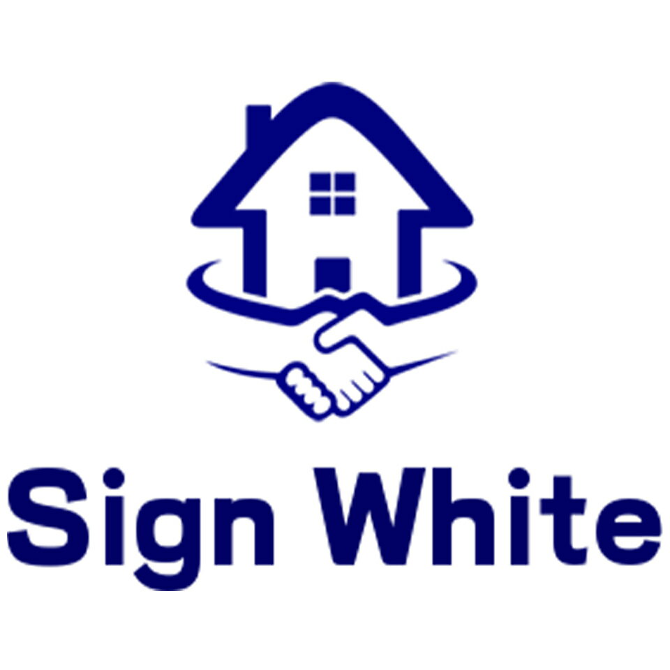 sign white