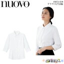 ブラウス(7分袖) 事務系 医療系 接客系 nuovo FOLK NUOVO オフィス制服事務服 FB71339 5号~19号