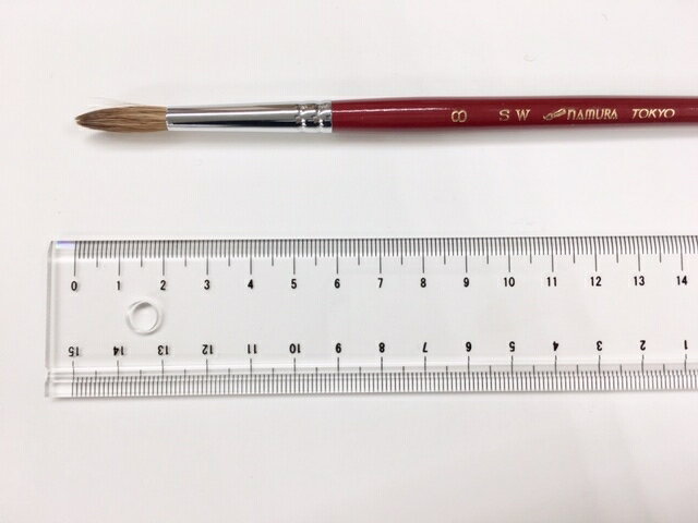 Rakuten - 【名村大成堂】水彩筆　SW　丸/ラウンド　8号　【メール便対応/10本まで】