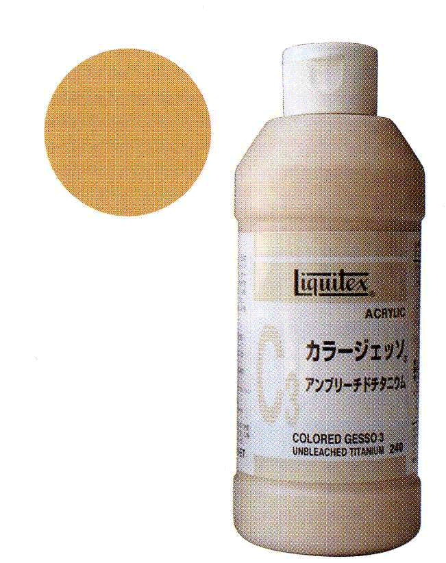 樂天商城 - 【リキテックス】　カラージェッソ　アンブリーチドチタニウム　240ml