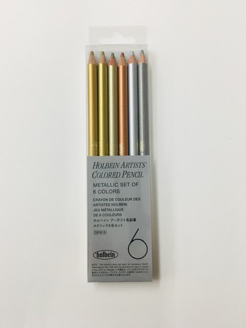 Other - 【ホルベイン】　アーチスト色鉛筆　メタリック6色セット　【メール便対応／3個まで】
