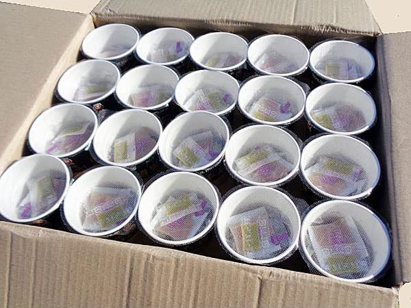 黒千石大豆納豆（30g×40個)×1箱(たれ わさび付）北海道産 冷凍配送