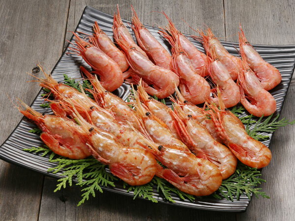 送料無料甘エビ(150g)とボタンエビ(180g)の詰合せ 北海道羽幌産