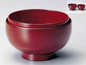 漆器のしもむら 【越前漆器】●入子椀　古代朱/ごはん・漆器・茶碗・飯器・丼・お雑煮・大き目のお椀