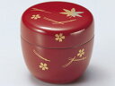 【越前漆器】●吹き寄せ 中棗 朱/漆器・おもてなし・茶道具・お茶会