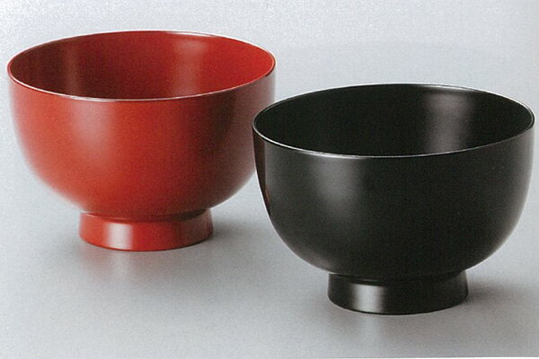 【越前漆器】洗浄機対応　夫婦どんぶり（大）黒・朱　/両親へ・ブライダル・結婚祝い・ペアセット・お碗・御祝