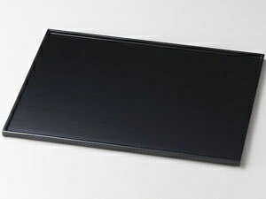 【越前漆器】尺3長角膳 黒