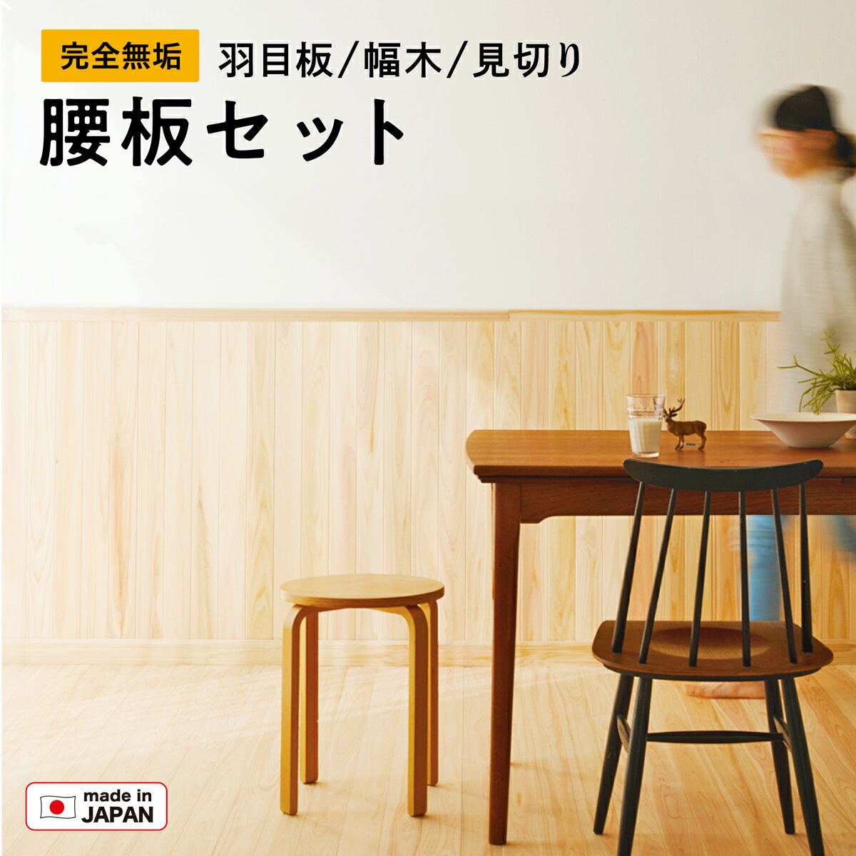 【15%オフクーポン対象】腰板 腰壁 セット 1セット約3.6m巾分 桧 杉