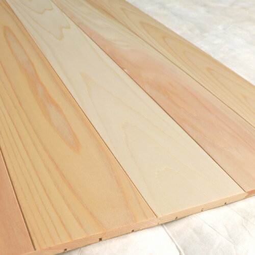 フローリング材 木のタイル ヨロイカブト はれるんです 床用 上質 桧 無節 厚み8.5mm×455mm×455mm 16枚(約1坪)