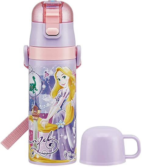 スケーター 子供用 2WAY ステンレス 水筒 コップ付き ラプンツェル 19 ディズニー 430ml SKDC4