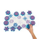 Fantastic Foam Snowflake Stamps (1 dz)