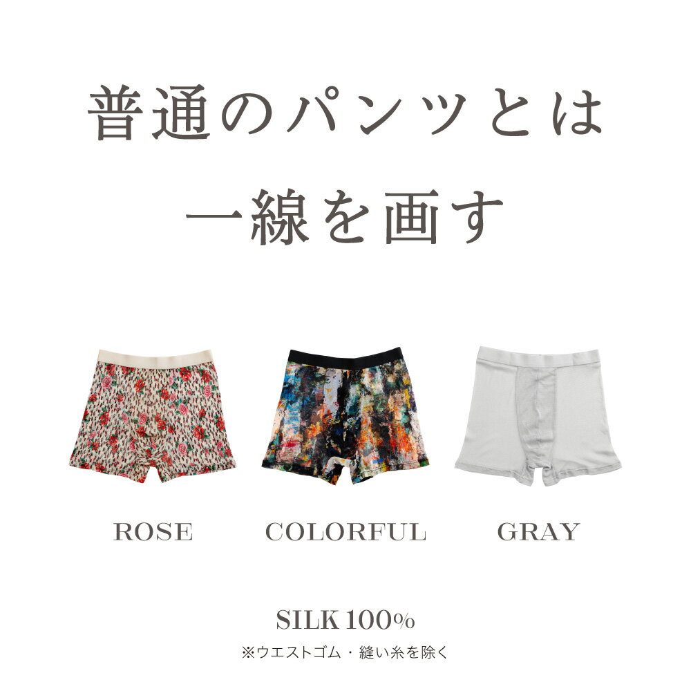 メッシュ ボクサーパンツ シルク 100% メール便送料無料 ボクサーブリーフ レース ...