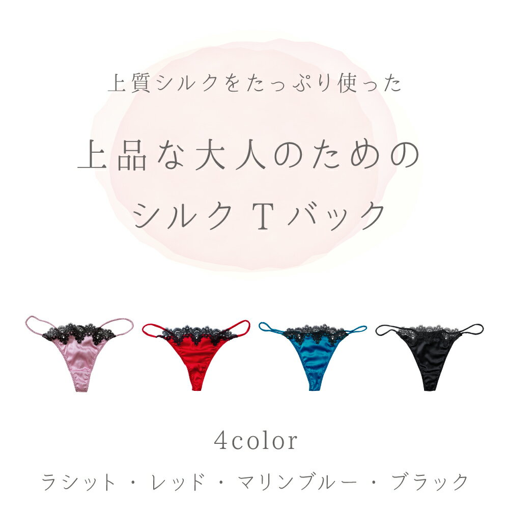 Tバック シルク ショーツ 送料無料 サテン ...の紹介画像2