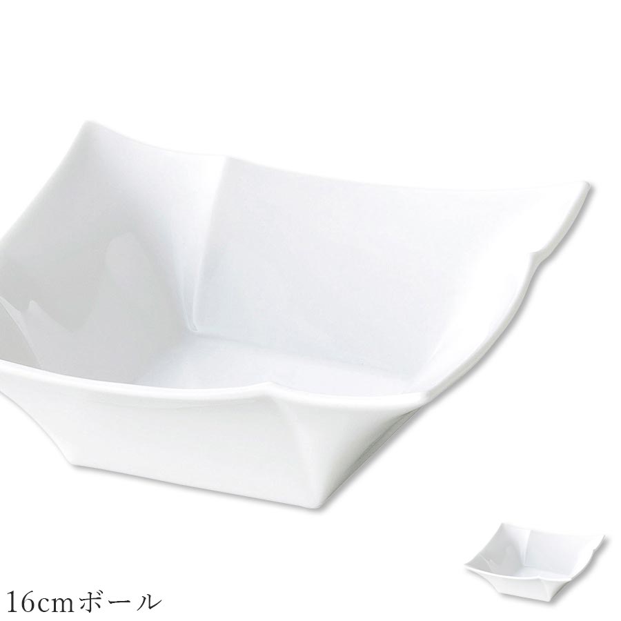 乐天商城 - おしゃれ 白い食器【Isola 16cmボール】レストラン食器 北欧 洋食器 かわいい studio010 美濃焼き ブランド 陶器 日本製 高級食器【丸東】【Silent-サイレント-】