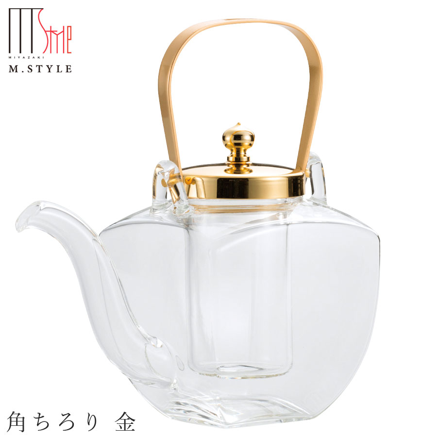 楽天silent -サイレント-酒器【角ちろり 金】450cc お酒 ポット 和食器 洋食器 高級食器 エムスタイル M.STYLE ホテル レストラン 料亭【ミヤザキ食器】【Silent-サイレント-】