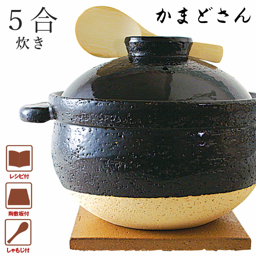 長谷園 土鍋【かまどさん 五合炊き】日本製 伊賀焼き 直火対応 レンジOK オーブンOK 和食器 洋食器 高級食器 エムスタイル M.STYLE ホテル レストラン 料亭【ミヤザキ食器】【Silent-サイレント-】のサムネイル