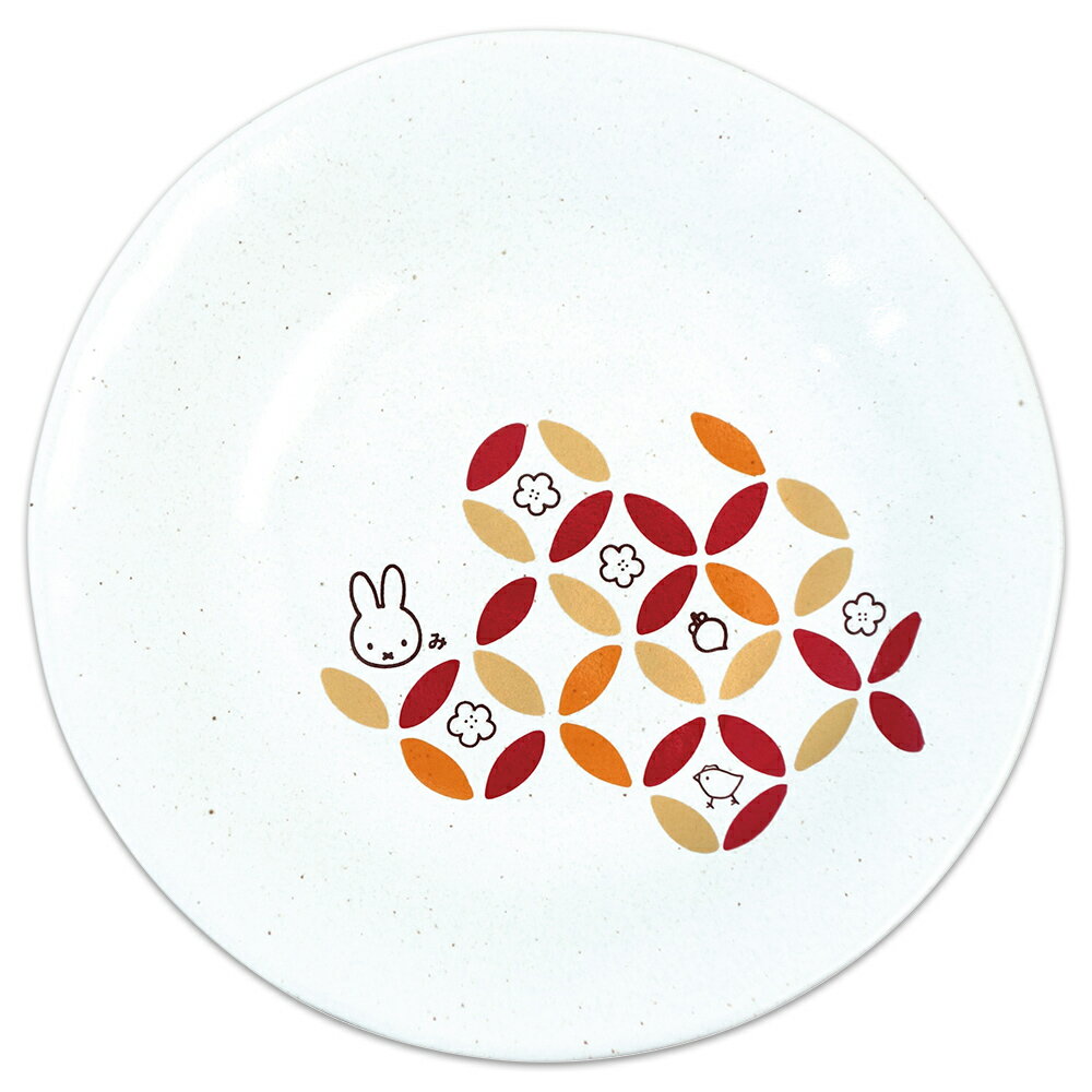 乐天商城 - 【ミッフィー七宝紋 カレーパスタ皿】miffy ブルーナ おしゃれ かわいい 食器 キャラクター【金正陶器】