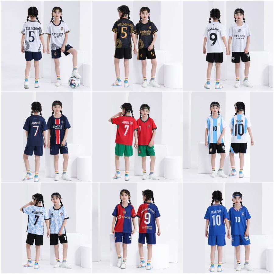 Other - 2526スタイル更新 キッズ 子供用 サッカー ウェア 上下着 セットアップ ユニフォーム スポーツウェア サッカーウェア ジュニア トレーニング