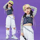 キッズダンス衣装 キッズ セットアップ トップス パンツ 韓国 チアダンス衣装 かっこいい ヒップホップ HIPHOP ステージ衣装 応援団 練習着 発表会 演...