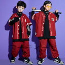 キッズ ダンス衣装 ヒップホップ 子供服 HIPHOP ズボン 半袖 セット 男の子 女の子 ジャズダンス 発表会 練習着 ステージ衣装 上下2点セット ベスト