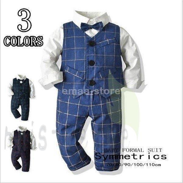 フォーマル スーツ 子供 チェック柄スーツ 男の子 ベスト 3点セット 紳士服 ベビー子供服 赤ちゃん キッズ 七五三 入園式 入学式 卒業式 結婚式 発表会 演奏会