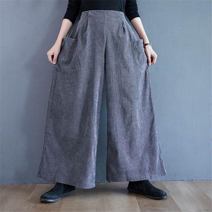 パンツ コーデュロイワイドパンツ ガウチョ スカンツ ワイドパンツ フレアパンツ ...