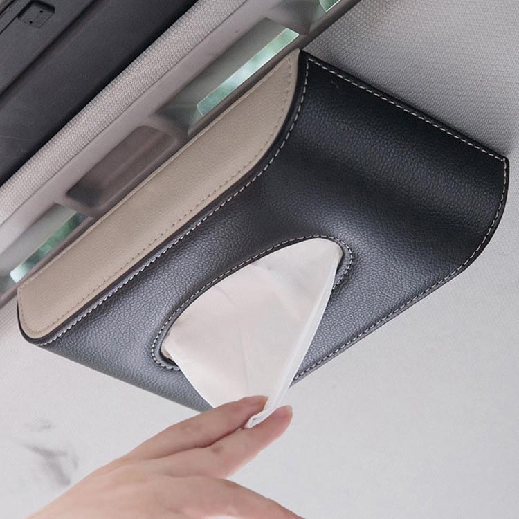 車 ティッシュ　車用ティッシュボックス 車用ティッシュカバー サンバイザー　ティッシュケース 便利 車用品 車載 車内便利　車内収納　アクセサリー