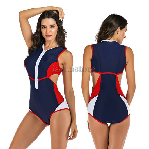 フィットネス 水着 スポーツ レディース ノースリーブ 水着 オールインワン 体型カバー 女性用 スイムウェア ラッシュガード 大人 水泳 海水浴 温泉 プール フィットネス 水着 スポーツ レディース ノースリーブ 水着 オールインワン 体型カバー 女性用 スイムウェア ラッシュガード 大人 水泳 海水浴 温泉 プール