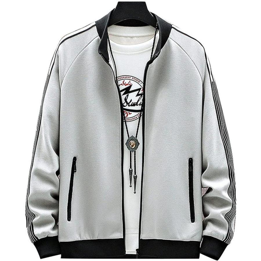 ジャケット メンズ ジャンパー 秋 アウター ブルゾン スタジャン コート ウィンドブレーカー ストリート 韓国 防風 ゆったり おしゃれ