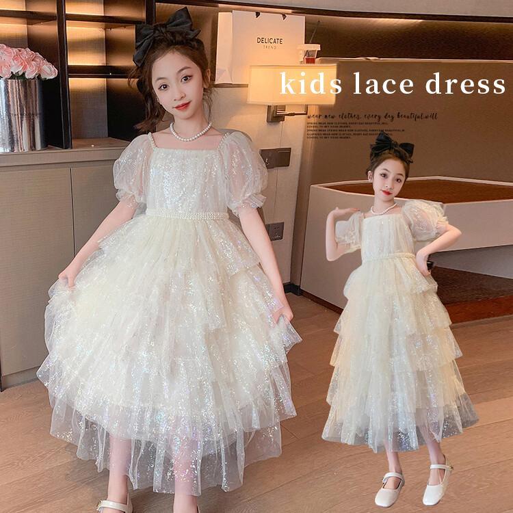ワンピース キッズフレアワンピース 女の子 発表会 結婚式 フォーマル 春夏 子供服 子ども服 こども服 ..