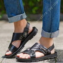 サンダル メンズ おしゃれ サンダル メンズ 本革 2way サンダル メンズ 大きい 滑り止め メンズサンダル 通気性 メンズ スリッパ メンズ靴 夏 レザー...