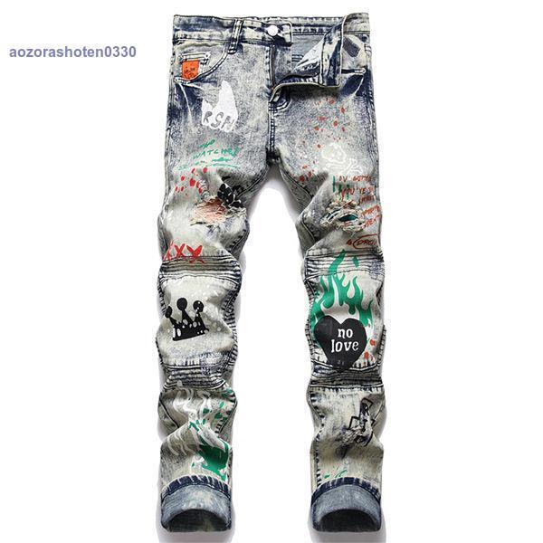 ■商品説明程良い厚さで丈夫なデニム素材を使用。刺繍 加工のデザインでオールシーズン使えるジーパン。デニムパンツ好きにはぜひおすすめの上品です！　伸縮自在な生地感なので窮屈感がつきまとうデニムパンツでもとっても快適に履きこなせるから着心地抜群...