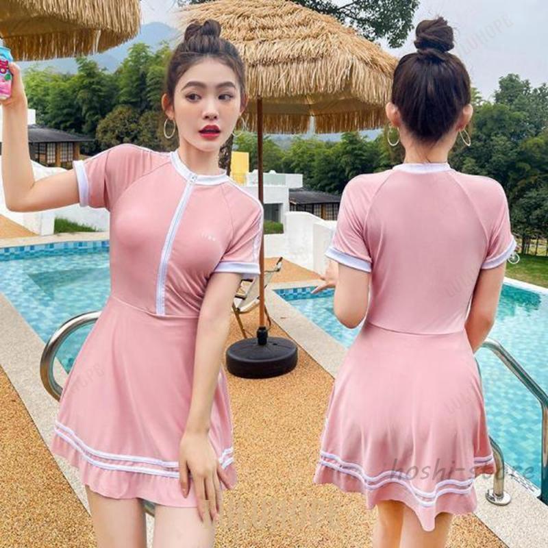 フィットネス 水着 体型カバー 水着 レディース ワンピース スイムウェア 水着 みずぎ 水泳 大きいサイズ 可愛い ビーチ スクール水着 日焼け防止 海水浴 夏