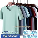 Tシャツ 半袖 メンズ インナー Vネック ルームウェア 肌着 速乾 メッシュ トップス スポーツ ひんやり 涼しい 吸汗速乾 接触冷感