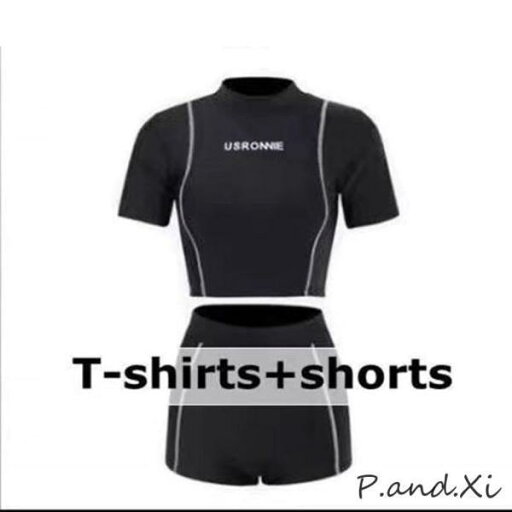 水着 体型カバー ラッシュガード レディース 上下セット フィットネス水着 ママ 30代 可愛い 韓国 大きいサイズ ノンワイヤー