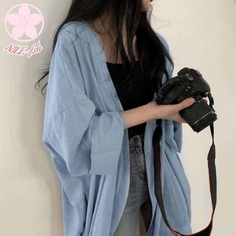 シャツ レディース ロング 長袖 ブラウス ロングシャツ カーディガン シャツワンピース 春 夏 春服 夏服 きれいめ チュニック トップス 羽織