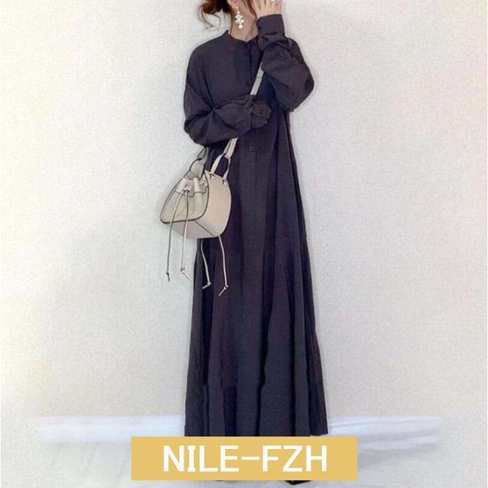 シャツワンピース レディース ワンピース ロングワンピース キレイめ 長袖 チュニック ロングシャツ ゆったり 大きいサイズ カジュアル 着痩せ 2