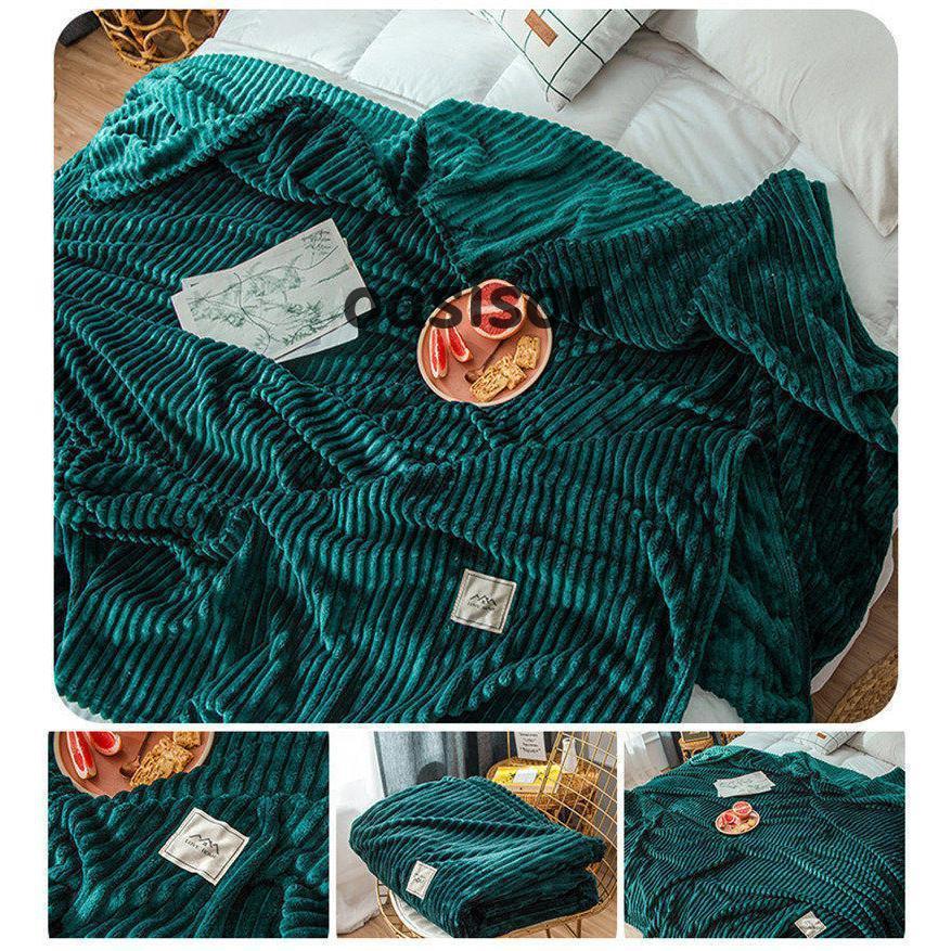 毛布 150*200CM 北欧 洗える 吸湿 発熱 抗菌 防臭 春夏秋冬 高級感 お昼寝 お洒落 一人暮らし おしゃれ 膝掛け [2]