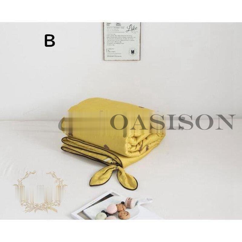 お昼寝ケット 肌触り良い おしゃれ 夏掛け布団 可愛い ハート模様 シングル 150x200cm 200*230cm ダブル キング 冷房対策 ギフト ひざ掛け タオルケット [2]