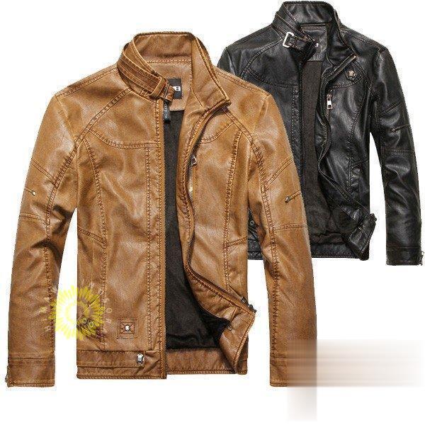 ライダースジャケットメンズ革ジャンレザージャケットライディングジャケットアウタージャケットシング..