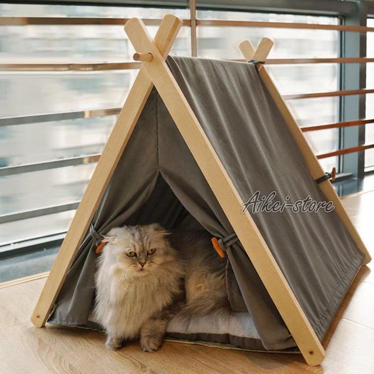 ペットテント ペットベッド キャットハウス 小型犬 猫 犬 猫箱 ペットグッズ ドッグハウス キャットハ..