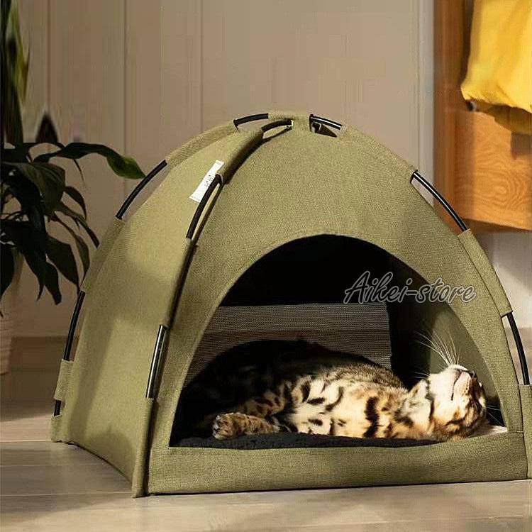 ペットテント ペットベッド キャットハウス 小型犬 猫 犬 猫箱 ペットグッズ ドッグハウス キャットハ..