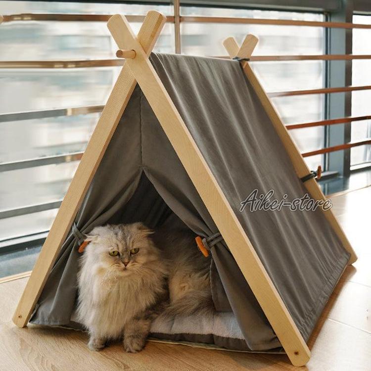 ペットテント ペットベッド キャットハウス 小型犬 猫 犬 猫箱 ペットグッズ ドッグハウス キャットハ..