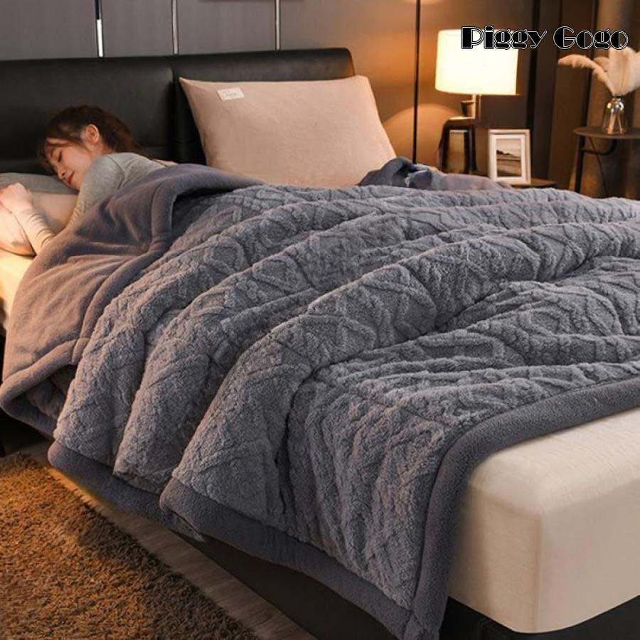 ウォッシャブル かけ毛布 フリース生地 子供冬用布団 シングル 秋冬用の暖かい布団 冬用毛布 ブランケ..