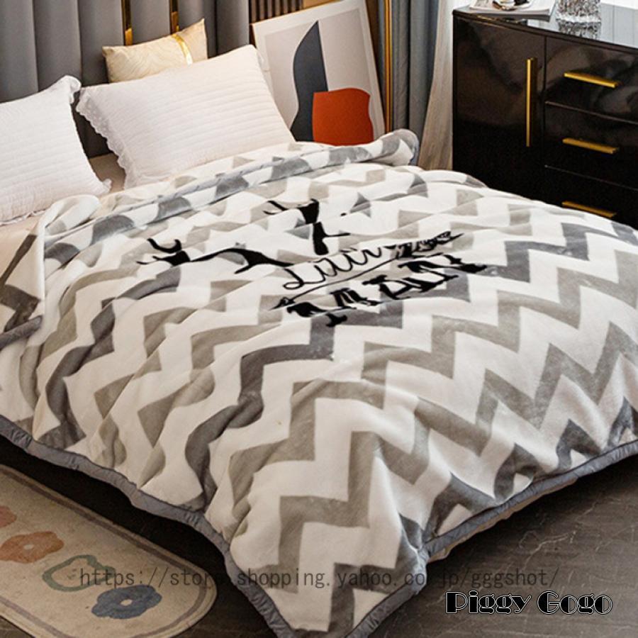 毛布 シングル ダブル ブランケット 厚手 保温 防寒 ふわふわ 暖かい マイクロファイバー 柔らかく肌触り 洗える 2枚合わせ あったか 冬 静電気防止 二層構造