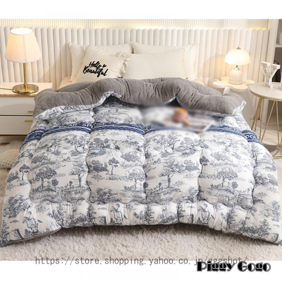 掛け布団 毛布 ふわふわ 柔らかく肌触り リバーシブル 2枚合わせ あったか セミダブル 大判 ソファー ..