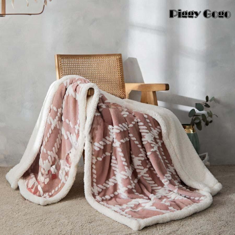 ひざ掛け ブランケット 毛布 タオルケット 通年使用 四季通用 あったか ふわふわ 柔らかく肌触り 高密..